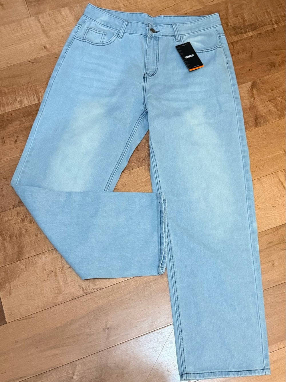 Light Blue women’s Straight-Leg Jeans